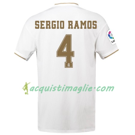Divisa di Calcio Real Madrid Sergio Ramos 4 Prima 2019/2020